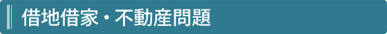 借地借家・不動産問題